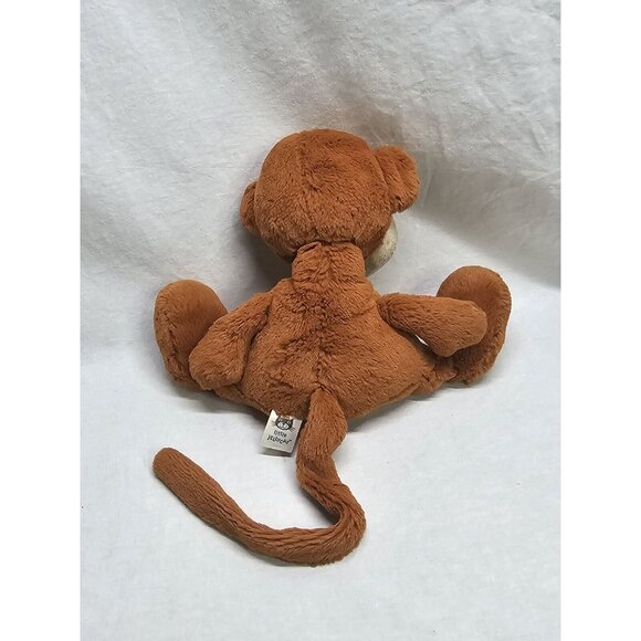Little Jellycat Bippity Monkey Plush Boinging Noise Baby Toy Sound Redish Brown - Picture 4 of 5
